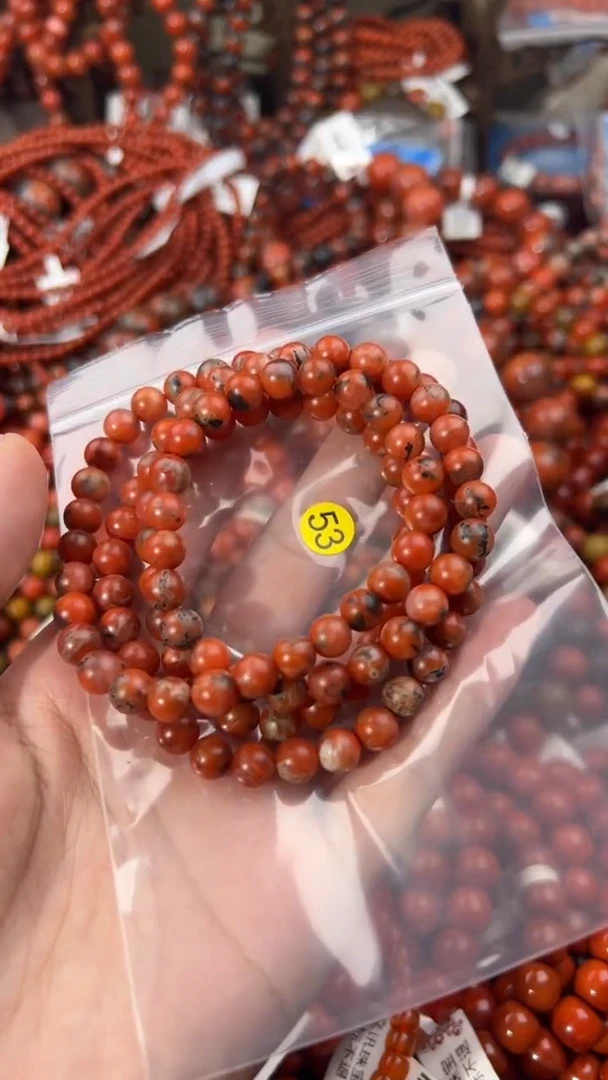 南红玛瑙手串未镶嵌7