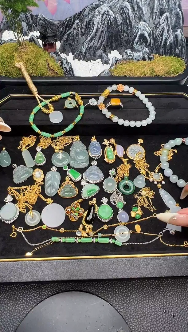 未镶嵌手串翡翠勿拍