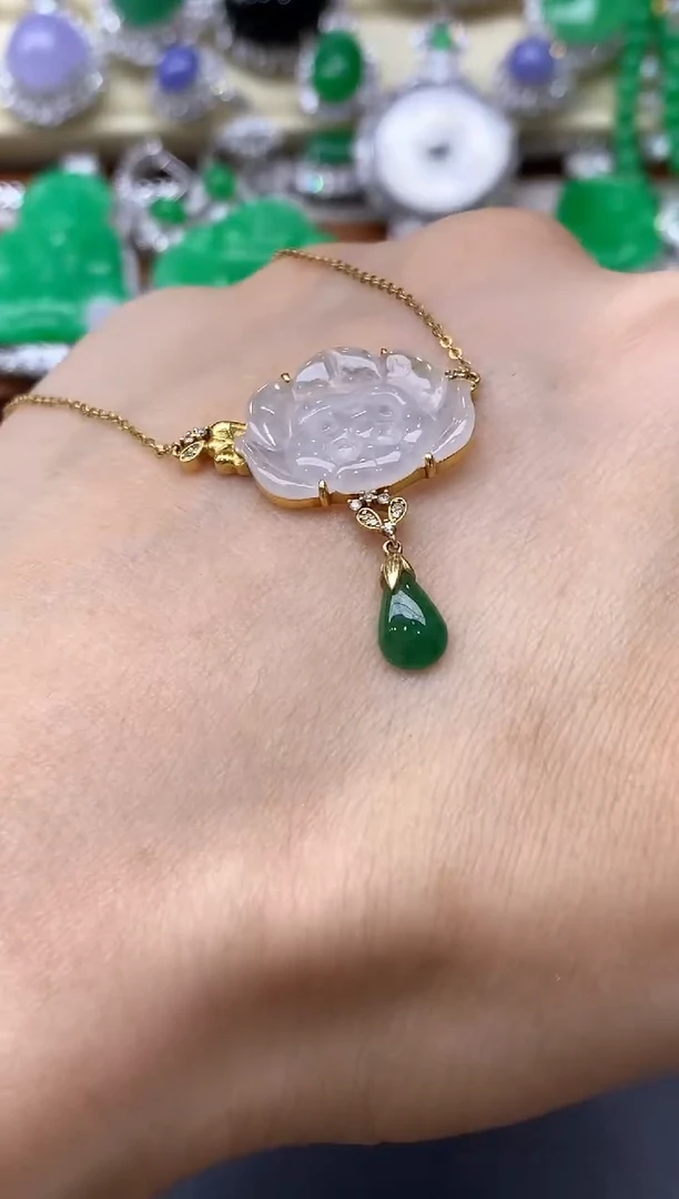 颈饰未镶嵌翡翠183-中国好珍宝