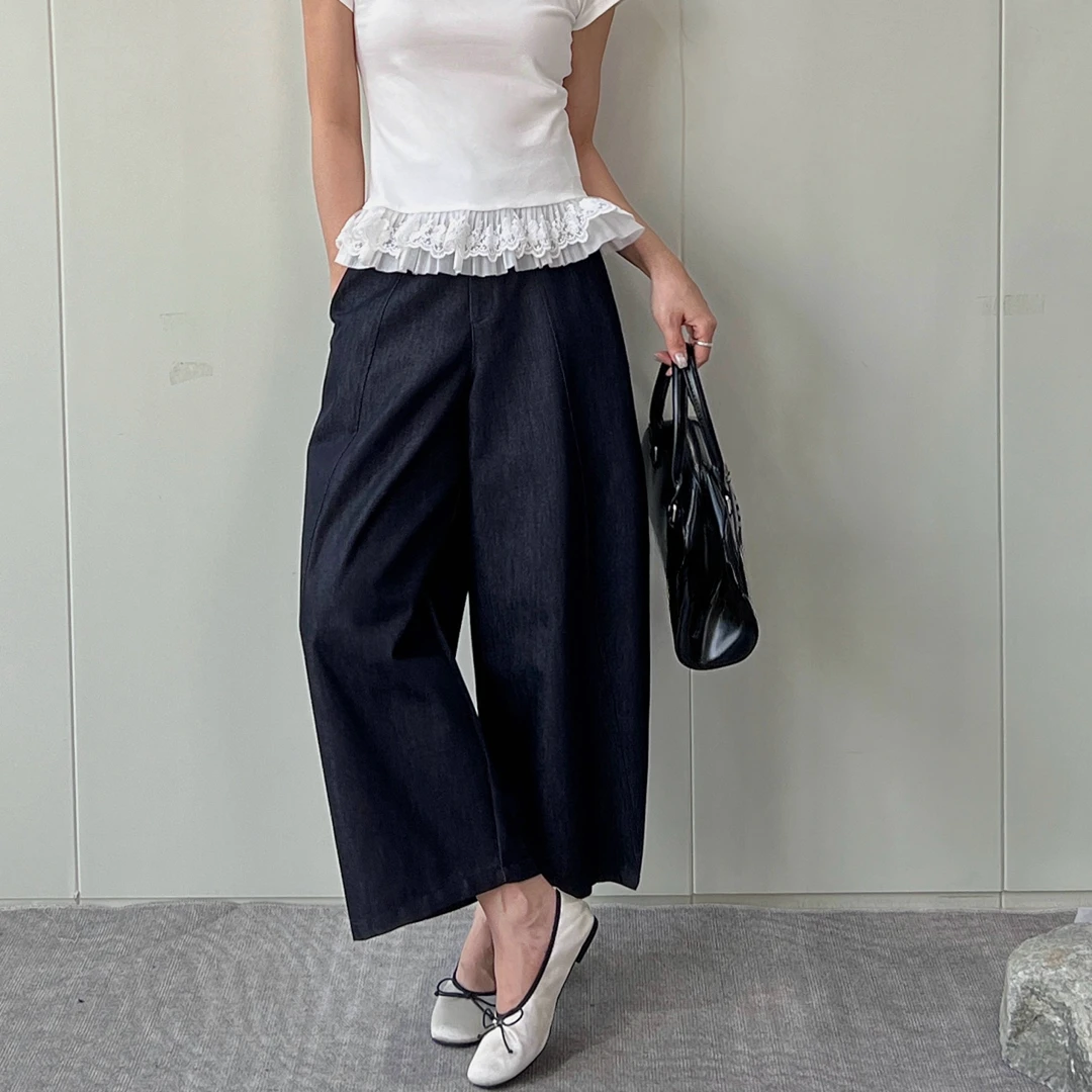 【香姐推荐】【15188】【167以下拍】夏季时尚新款九分气球裤显瘦裤长87