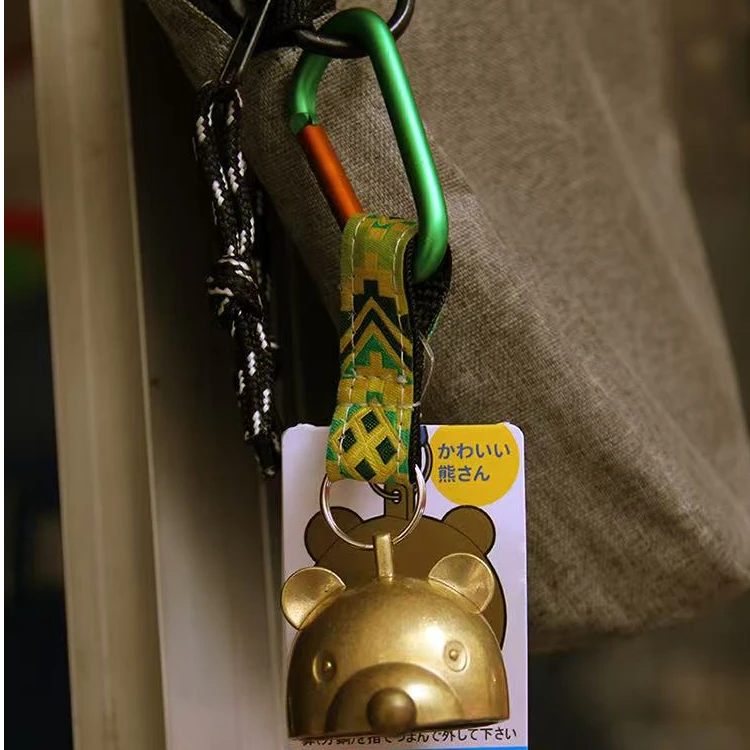 belmont百乐门黄铜小熊铃铛AY-25户外露营登山徒步家居