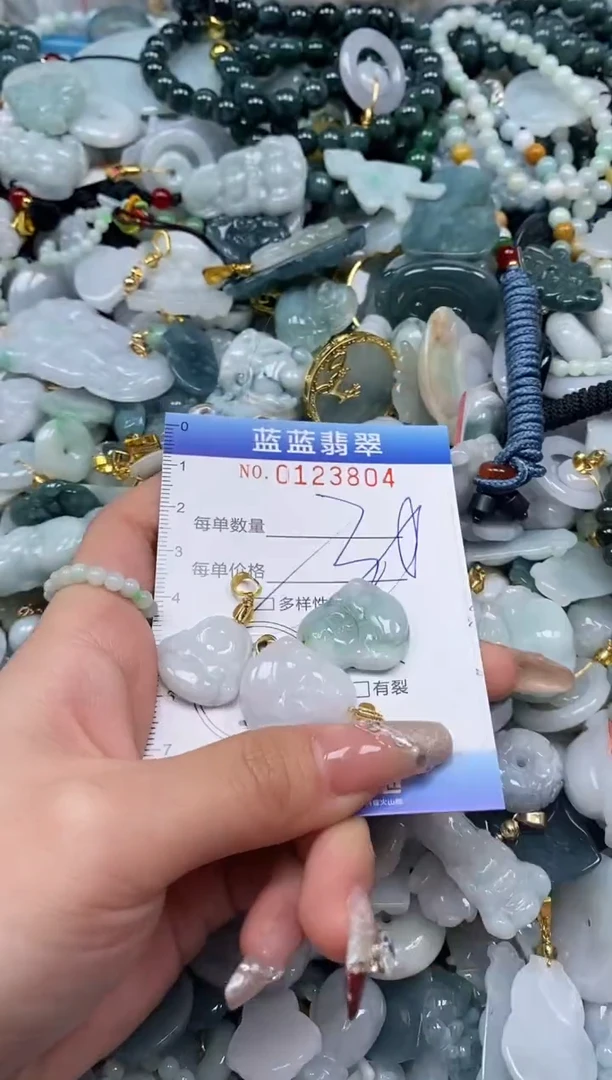 【闪购商品】翡翠颈饰未镶嵌闪购0123804多样性发其一