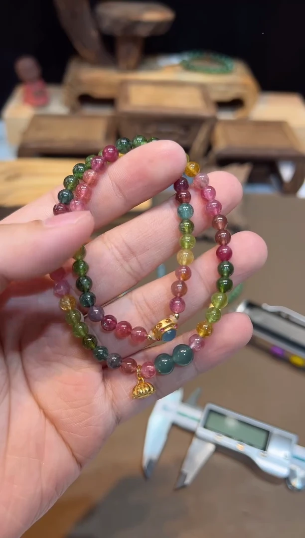 【闪购商品】碧玺手链未镶嵌手饰@@F2847