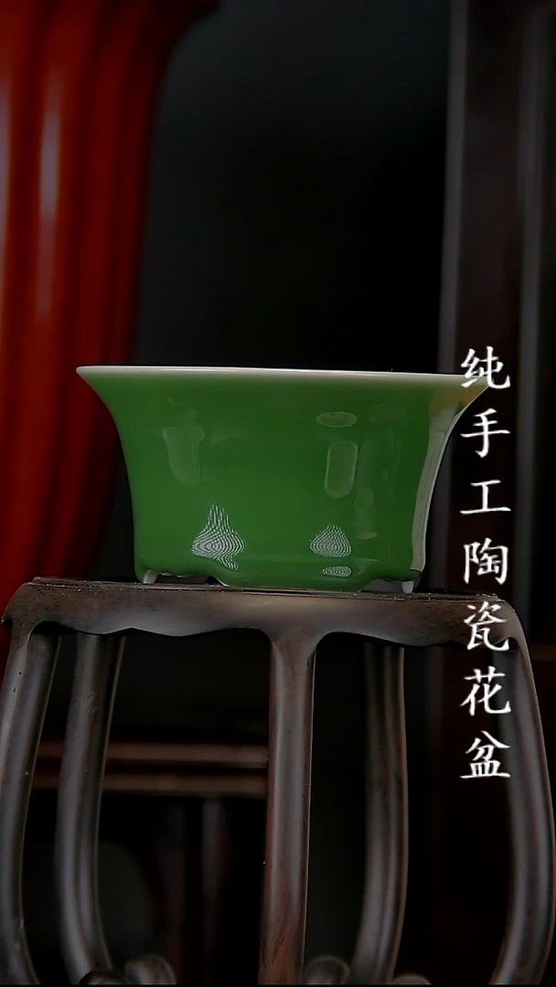 景德镇手工陶瓷花盆