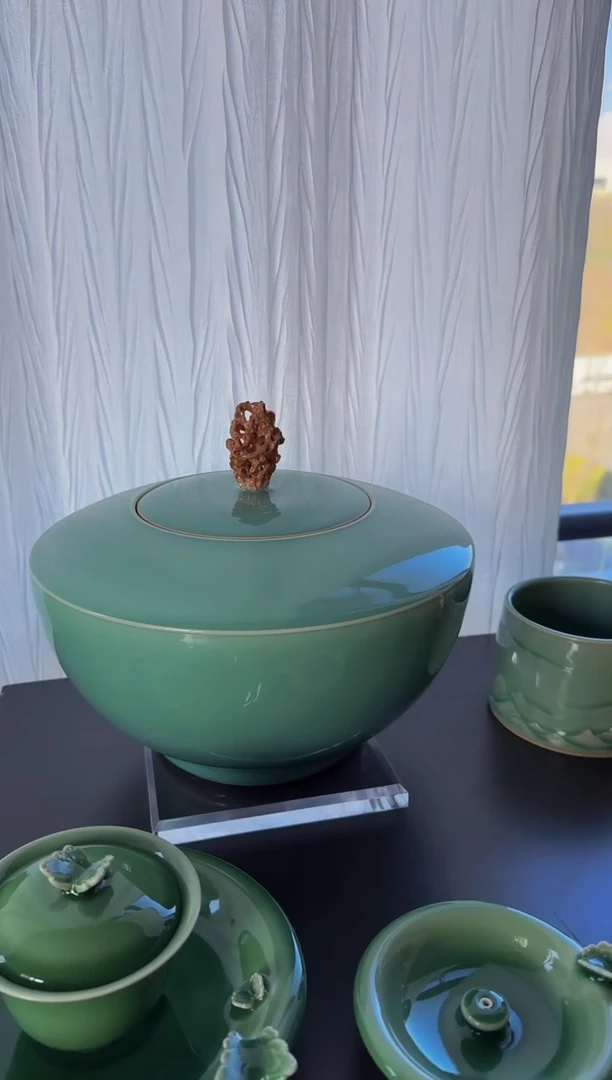 吴国峰全手·山水相依·茶叶罐