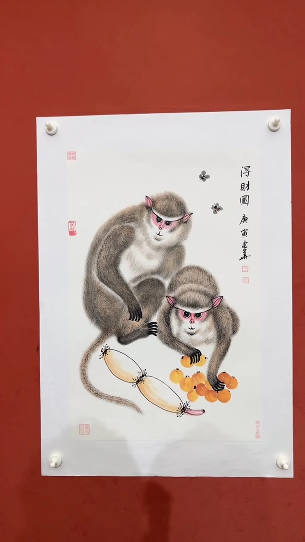 国画老师现场创作  33