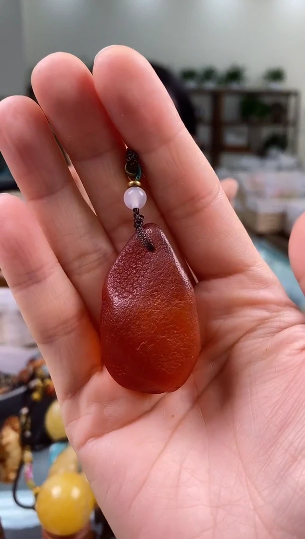 【闪购商品】琥珀颈饰未镶嵌吊坠