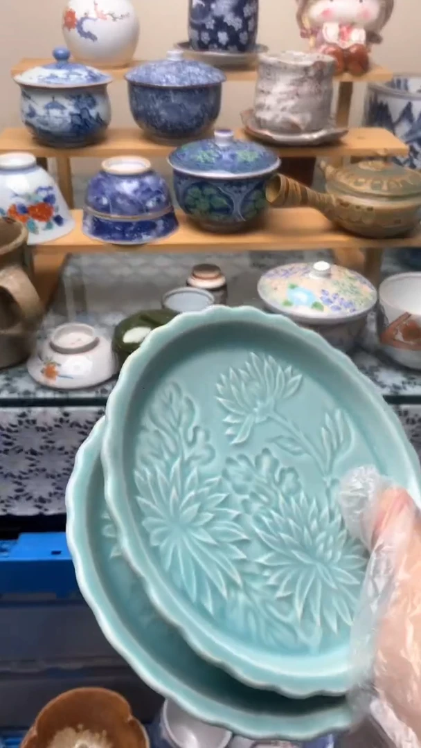 瓷片边**子110盛瑞陶瓷   祝您发财