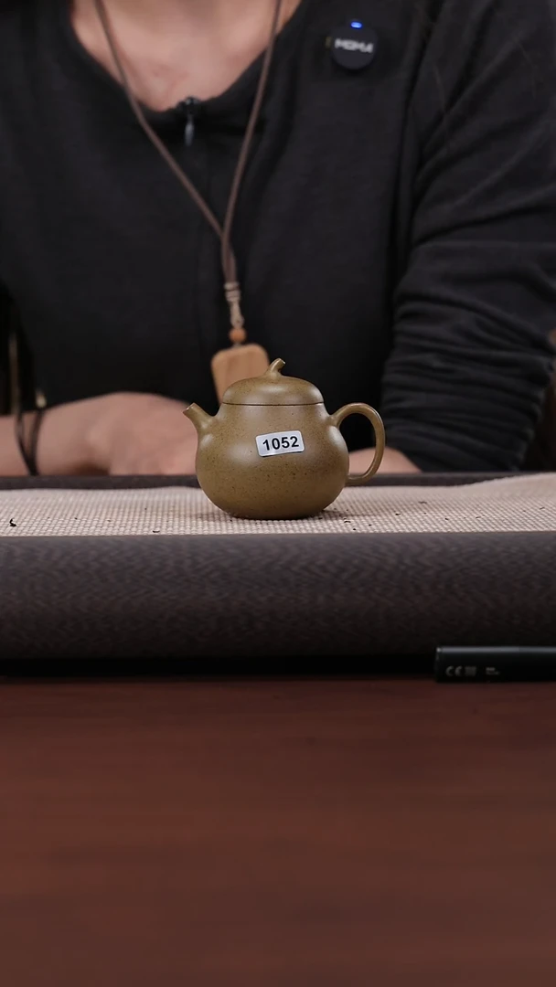 【闪购商品】紫砂茶壶152 WZ 柴烧 茄瓜 110cc