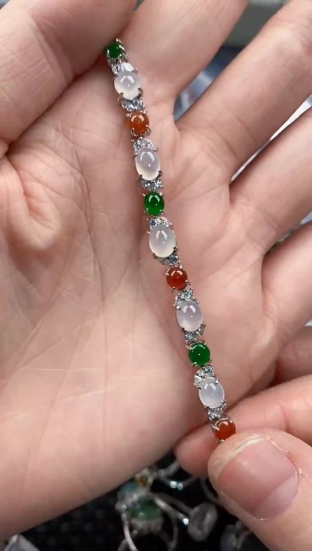 银S925镶嵌戒指翡翠11-11     3