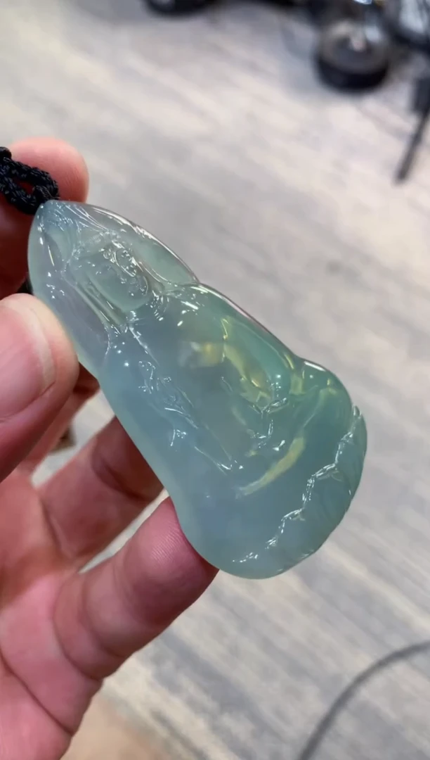 颈饰未镶嵌翡翠天然A货翡翠