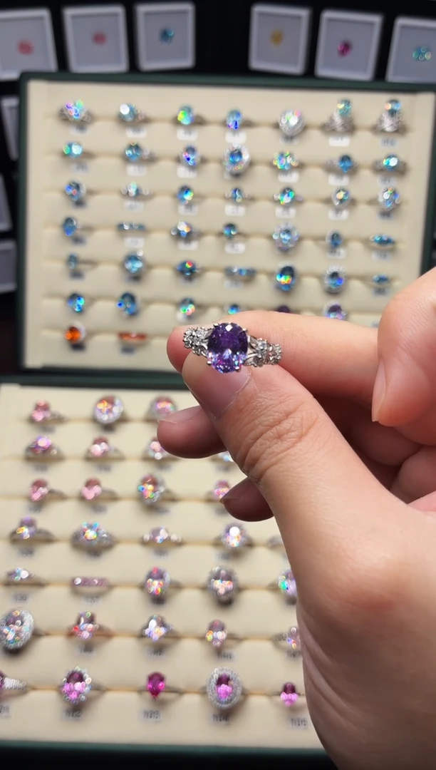 银S925镶嵌锂辉石日韩11111