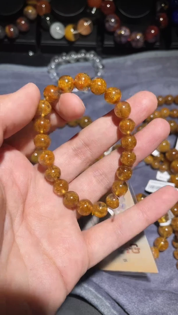 【闪购商品】水晶手链未镶嵌钛晶花单圈A9（多样性发其一）