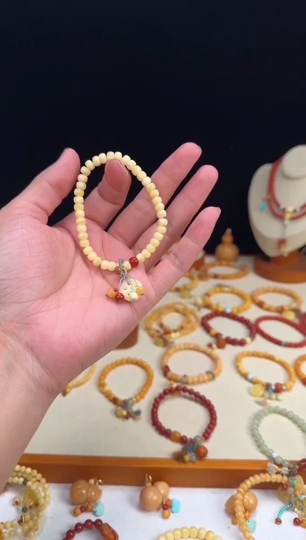 手链蜜蜡未镶嵌白花