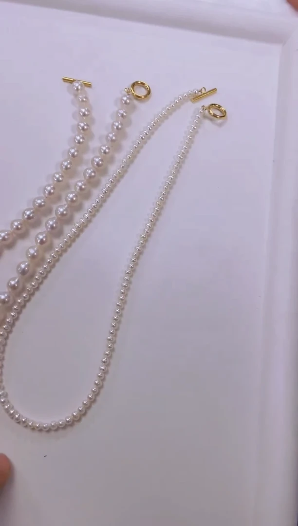 【闪购商品】淡水珍珠项链未镶嵌年货圆巴项链