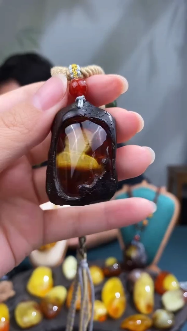 裸石琥珀未镶嵌基地发货 一物一证 顺丰包邮