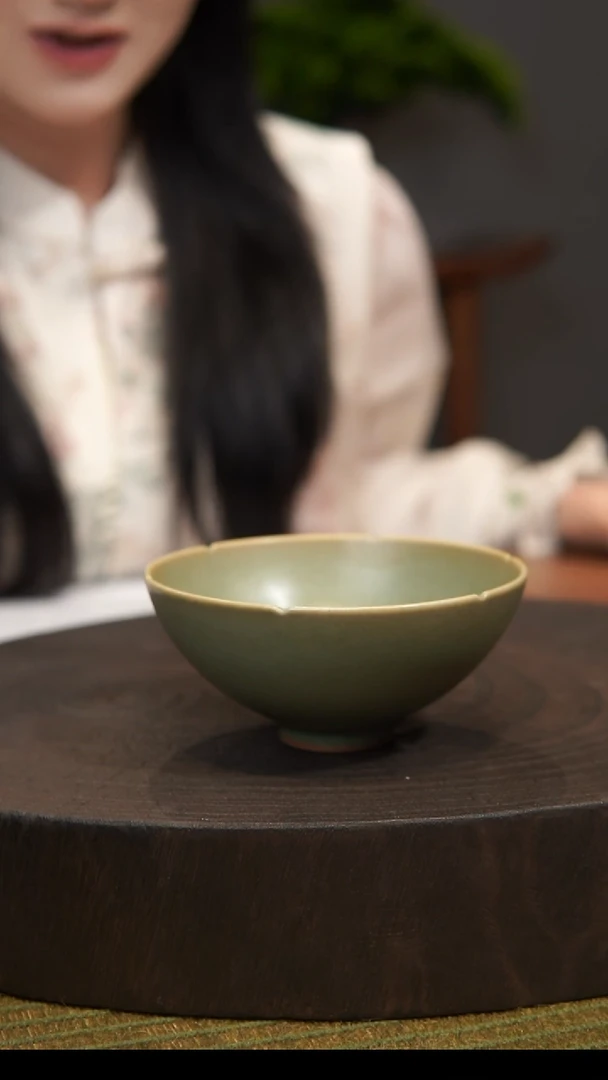 杯子李*葵口杯 汝州原产地 原矿老釉
