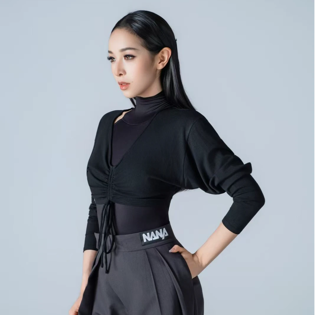 NANA女士拉丁舞抽绳外搭上衣