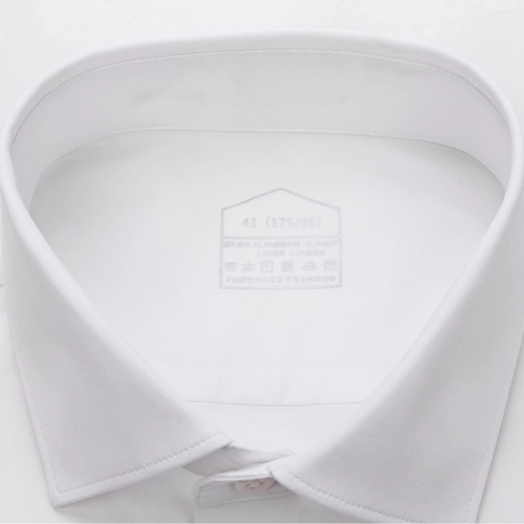 桑蚕丝男士短款商务衬衫免烫三防透气