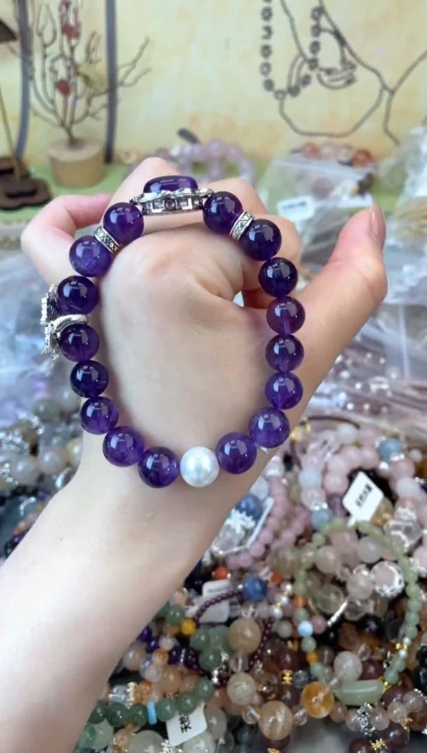 紫晶手链未镶嵌383手串