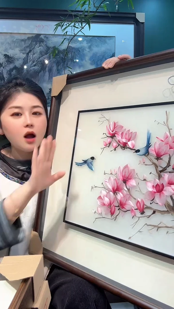 刺绣非遗苏绣手工刺绣装饰画不包邮