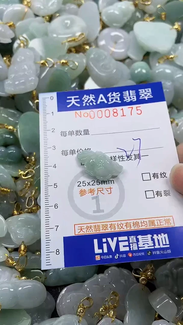 颈饰未镶嵌翡翠天然A货翡翠