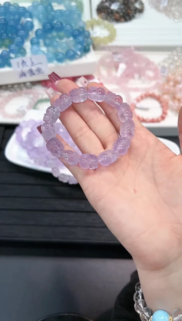 【闪购商品】水晶手串未镶嵌99a多样性发其一/1条默认微瑕