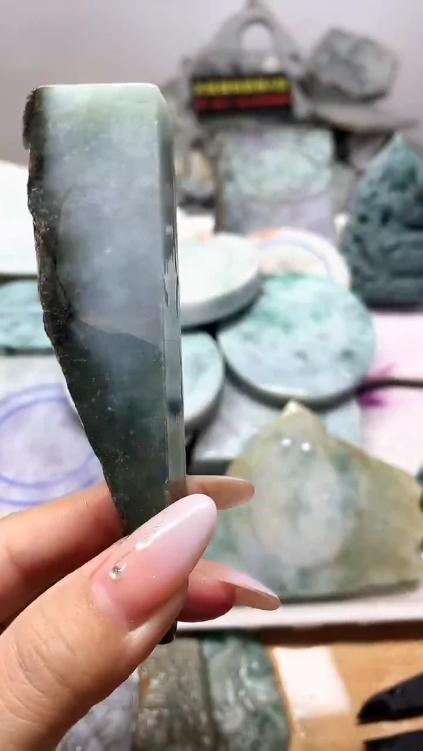 裸石翡翠天然缅甸翡翠A货19