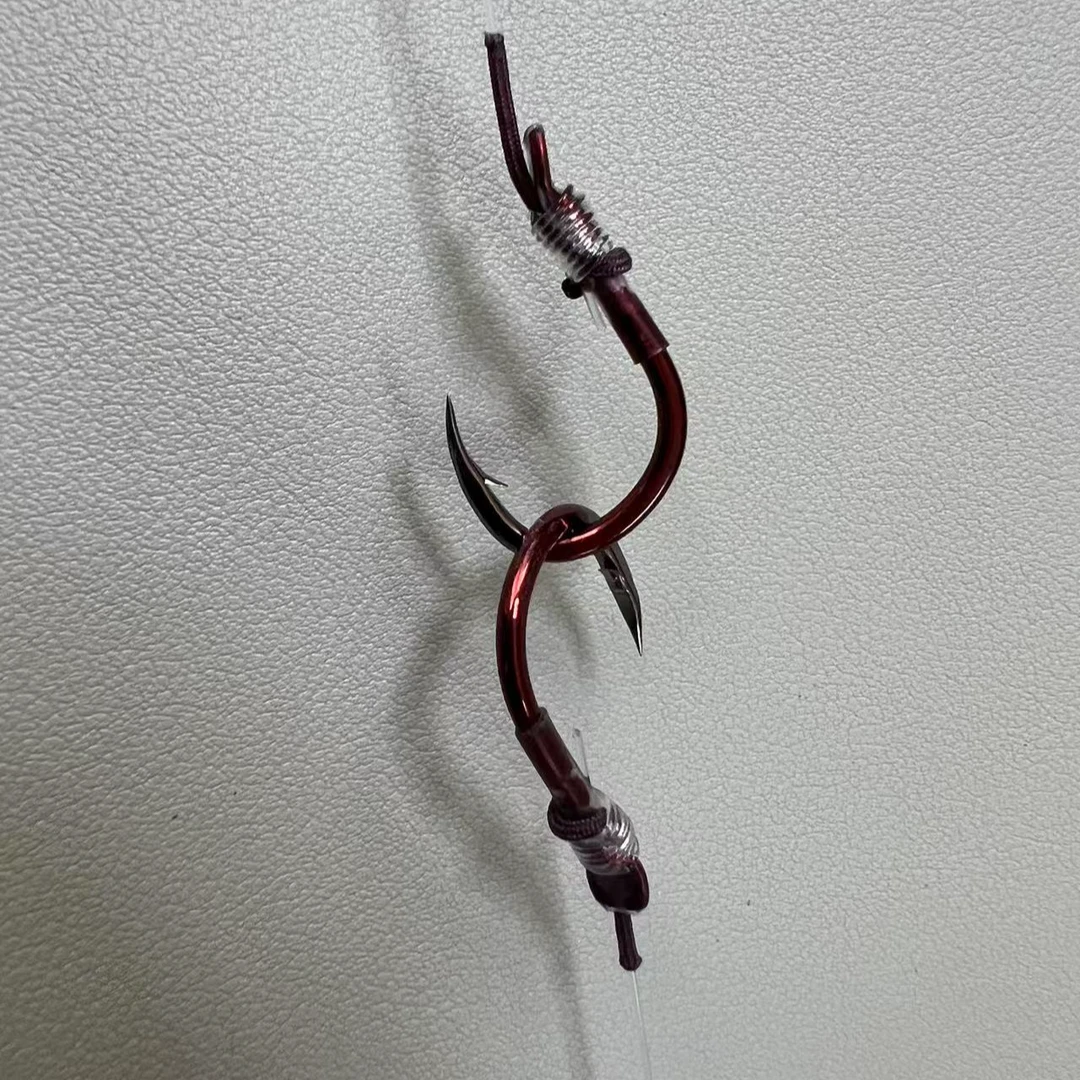 4x血槽骨刺青鱼成品无铅灵顿大物子线开口铅配件拆卸买一发五副