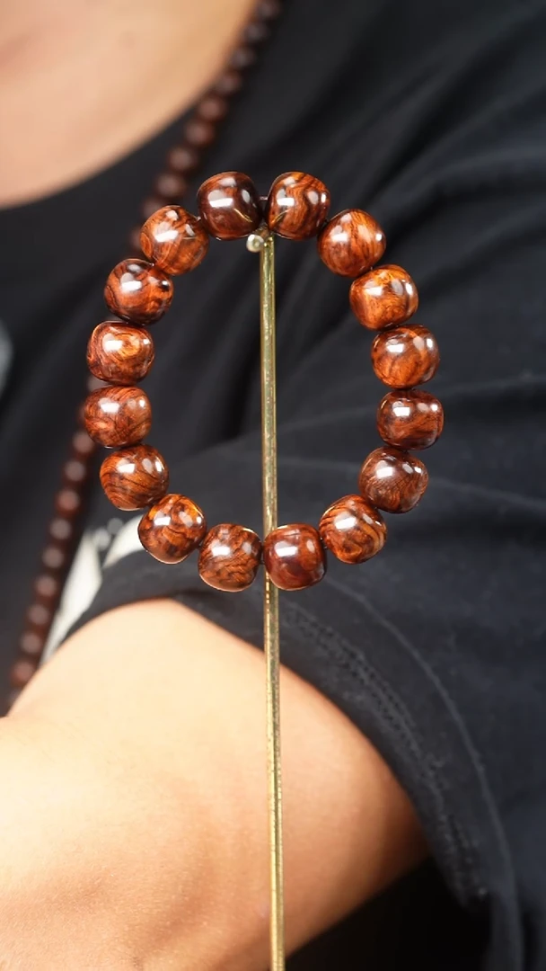 手串/手链黄花梨/降香黄檀13/14抱板料水波留疤多样性发一