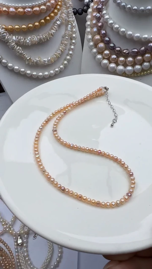 淡水珍珠未镶嵌颈饰1