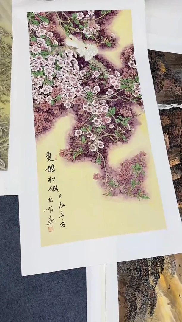 国画双雀同类型随机