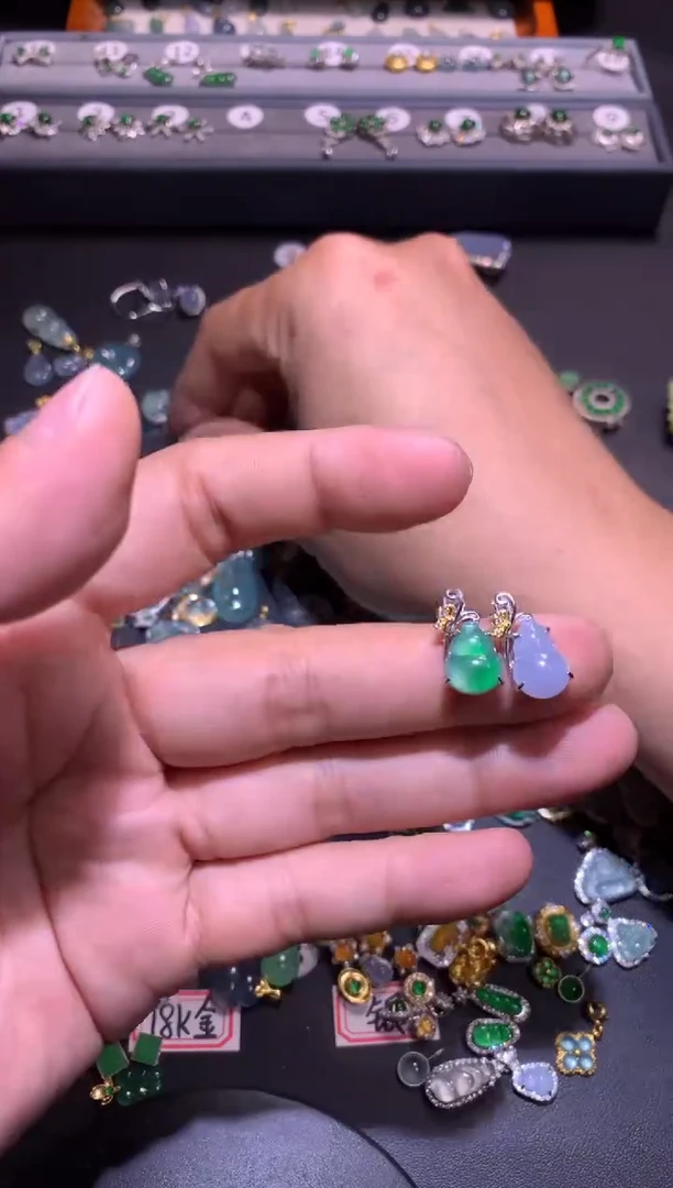 【闪购商品】翡翠吊坠(不含链)银S925镶嵌1