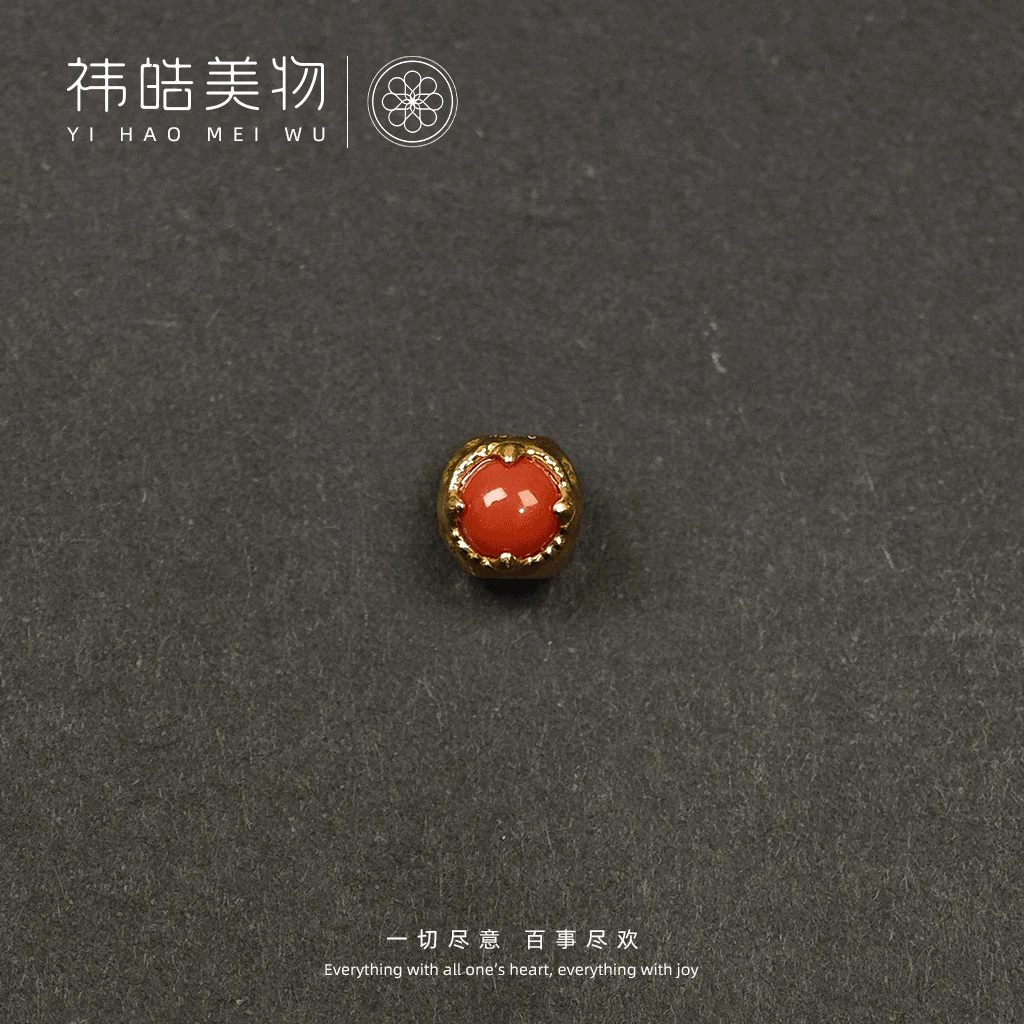 龙蛋瓦西南红18K金背云线束
