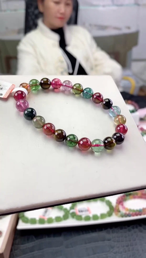 未镶嵌手串碧玺多样性发一条