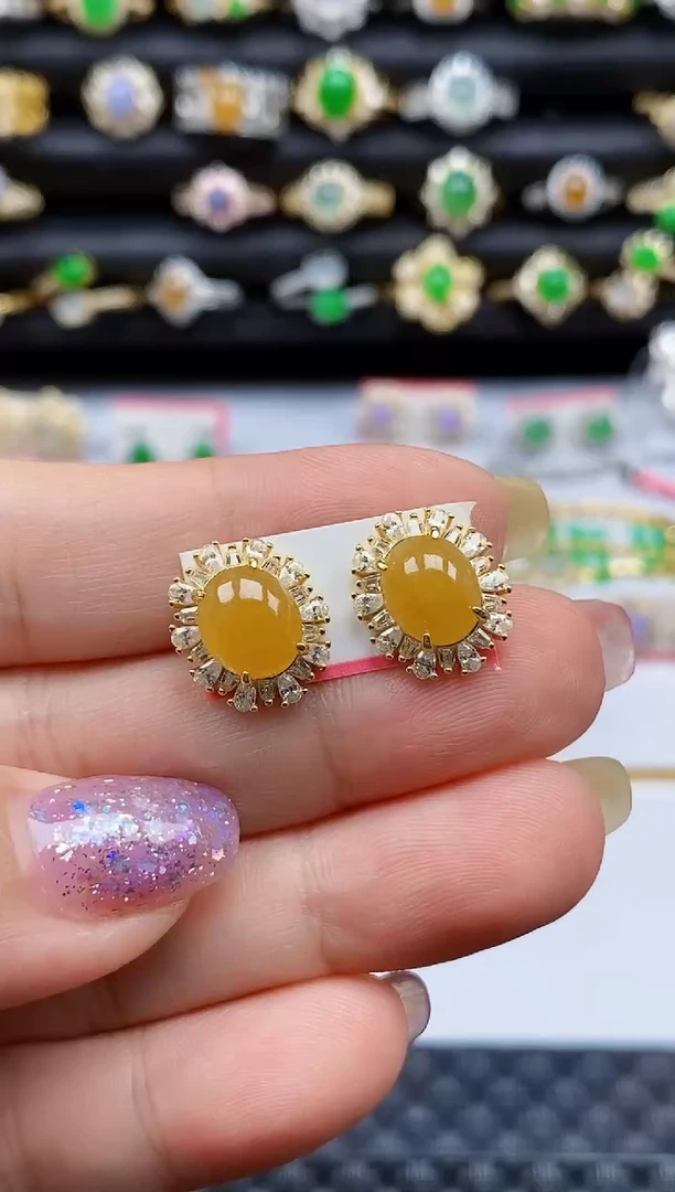 银S925镶嵌戒指翡翠用****6674