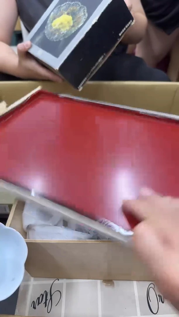琉璃手工艺品红*12