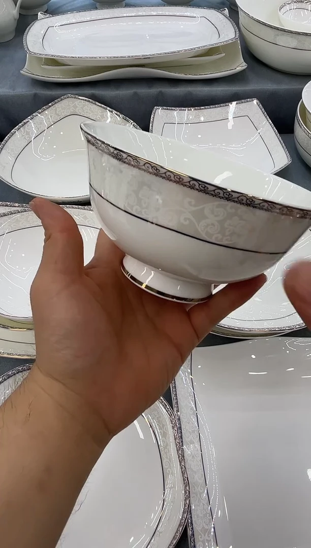 骨瓷玲珑5.5高12个