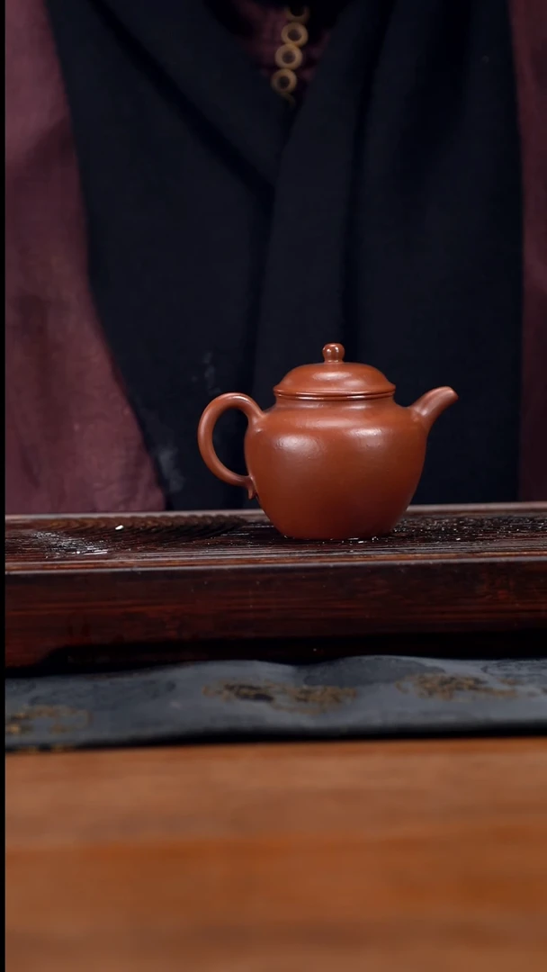 【闪购商品】紫砂茶壶170cc原矿小煤窑朱泥莲子41