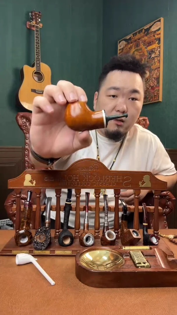 石楠木木雕款意大利进口石楠木烟斗