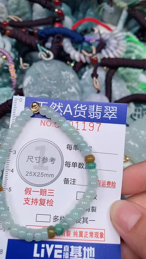 翡翠未镶嵌颈饰...0001197