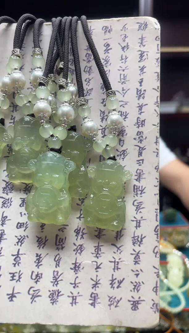 未镶嵌岫玉吊坠多样性发*货拍一发一