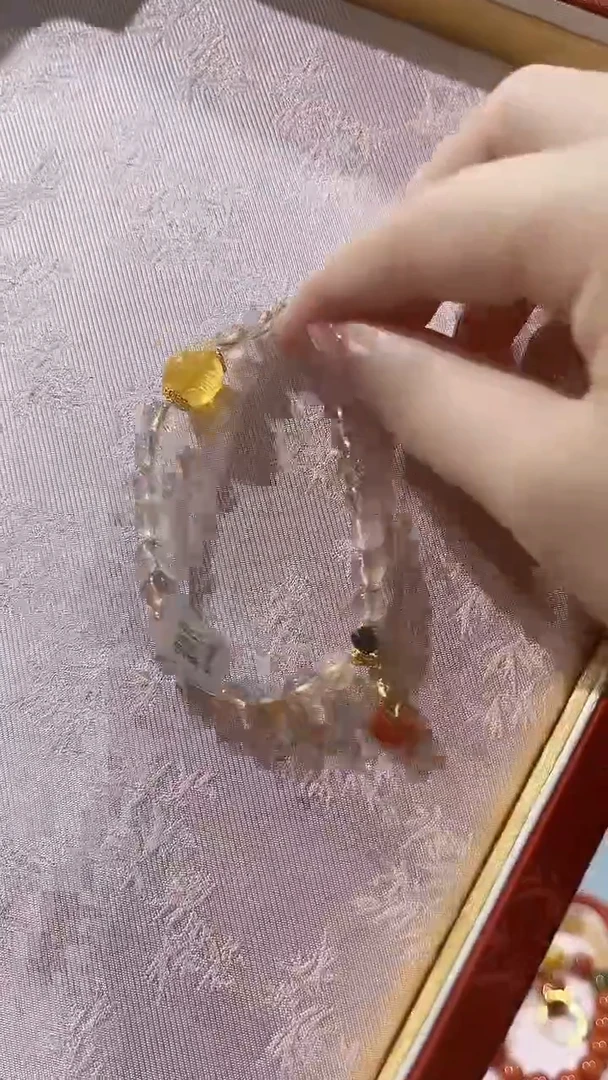 银S925镶嵌手链发晶手链