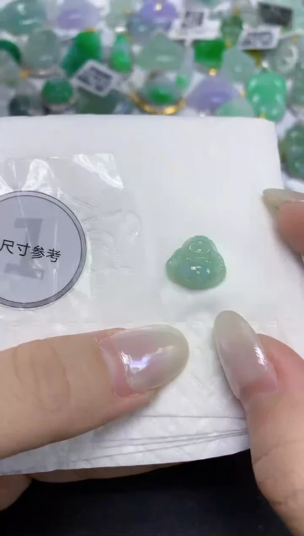 颈饰未镶嵌翡翠天然缅甸翡翠A货百元以上9元证书费自理