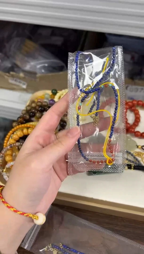 未镶嵌青金石颈饰孤品青金石小米珠项链[01]