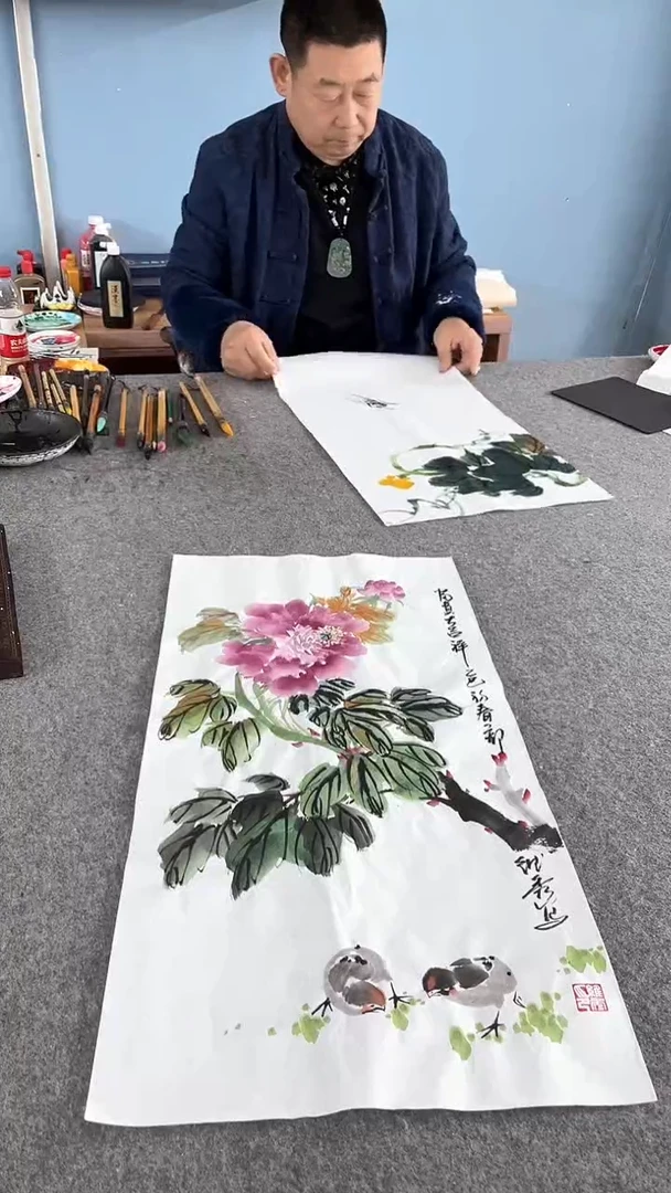 【闪购商品】国画花开富贵；；；；；