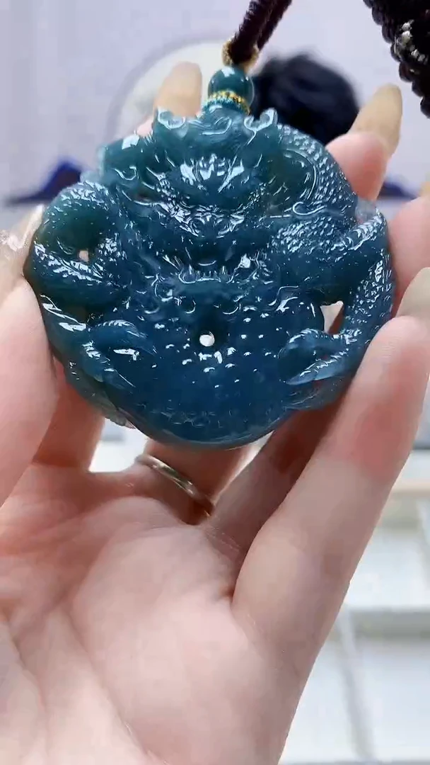 未镶嵌定制翡翠5028DD-毛货挂件109