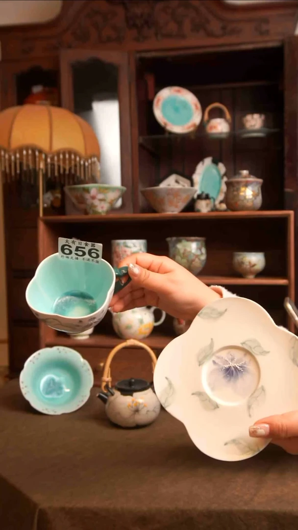 【闪购商品】杯加碟丘野纯手工陶瓷杯加碟