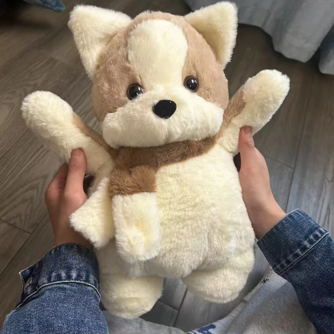 晚安小狗柯基小狗毛绒玩具礼物