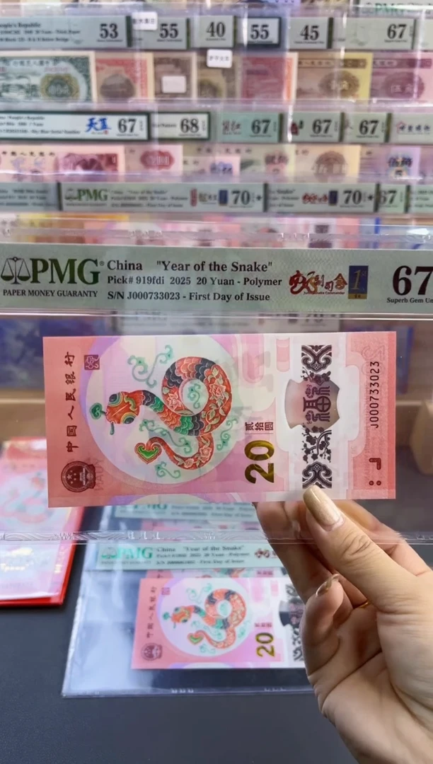 【闪购商品】塑料蛇副司令首日标 PMG67分尾023